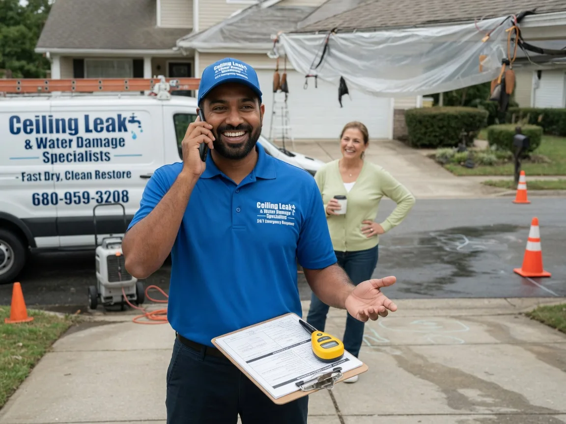 Ceiling Leak Cleanup Mountain View, WY FAQs